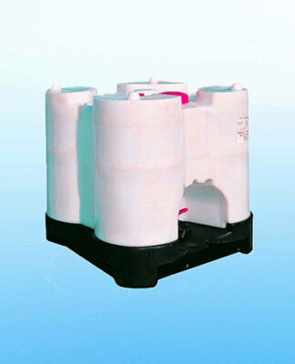 Zbiornik paliwowy dwupłaszczowy. Przydatny w firmie transportowej Zbiornik paliwowy dwupłaszczowy